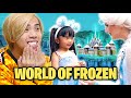 Our Daughter finally meets Anna and Elsa in real life (World of Frozen, Hong Kong Disneyland)