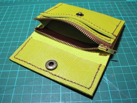 Making A Leather Coin Purse Part 1
