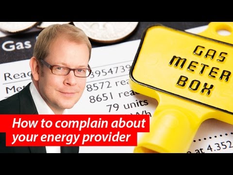 How to complain about your energy provider