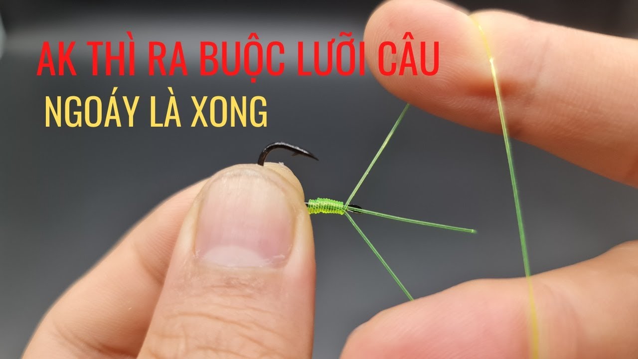 cách cột lưỡi câu