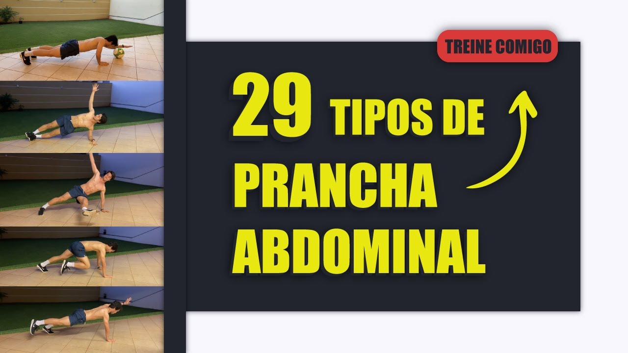 29 TIPOS DE PRANCHA ABDOMINAL  DO INICIANTE AO AVANÇADO 