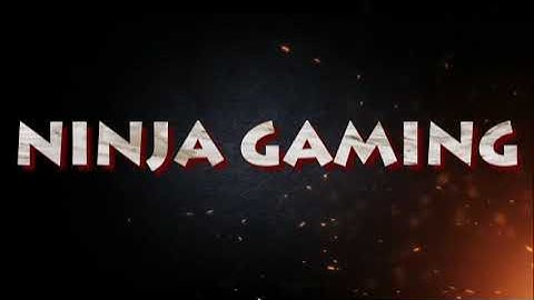 MY NEW INTRO NINJA GAMING    😍#ninja #freefire