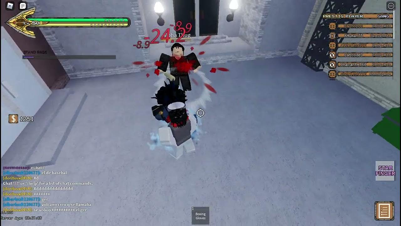 [YBA] Longest Stand Jump YouTube