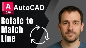 AutoCAD: How to Rotate an Object to Match a Line (2025 Tutorial)
