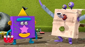 MONSTER MATH SQUAD | Episode: Find the nose | Learning Number Series