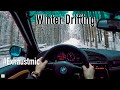 RAW SOUND! BMW E36 325i POV Snow Drifting!