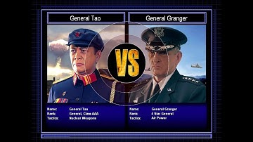 Nuke General VS Air Force General [C&C Zero Hour Challenge] [Hard]