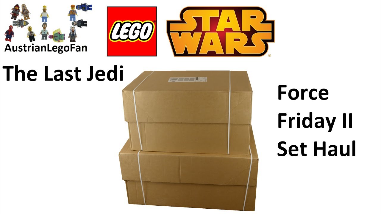 Force Friday II Lego Star Wars Set Haul!!
