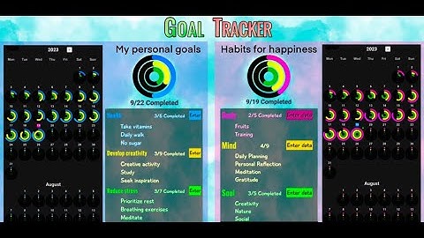 Goal Tracker App