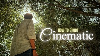 How to Shoot CINEMATIC VIDEO with your Phone !