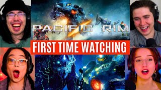 REACTING to *Pacific Rim* GREATEST MONSTER MOVIE??!! (First Time Watching) Monster Movies