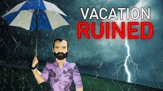 This GIANT Thunderstorm RUINED My Vacation... (Project Zomboid RP)