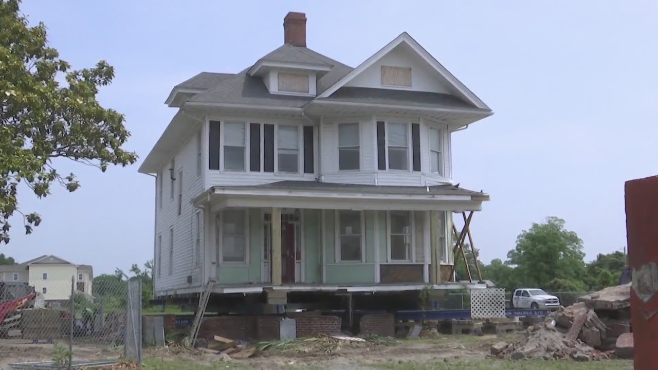 Historic Tisdale house being moved Wednesday evening YouTube