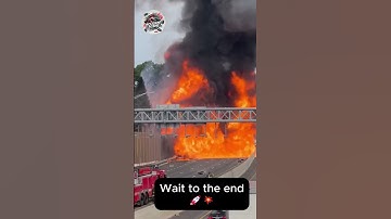 🚨 INSANE Truck Explosion Caught on Camera! | Shocking Highway Crash 💥🔥