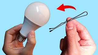 Take a Common Hair Pins and Fix All the LED Lamps in Your Home! How to Fix or Repair LED Bulbs Easy! by Mr. Inventor 1001 92,528 views 3 months ago 10 minutes, 1 second