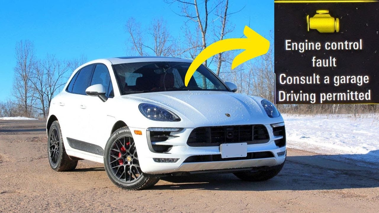 “Engine control fault” warning in the Porsche Macan - YouTube