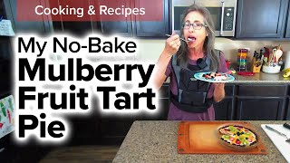 Mulberry Fruit Tart Pie 🥧 Creamy, Delicious, and Easy to Make