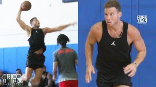 Blake Griffin at Rico Hines UCLA Run! Antonio Blakeney, Pascal Siakam, Jaylen Hands