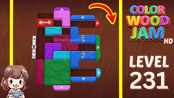 Color Wood Jam Level 231 Solution Walkthrough