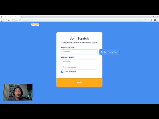 01] Scratch Basics: Website Register and Login 