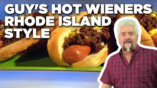 Guy Fieri's Hot Wieners Rhode Island Style (THROWBACK) | Guy's Big Bite | Food Network