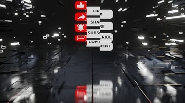 Thanks For Watching Like Share Subscribe Comment Buttons Futuristic For YouTube and Video Editors