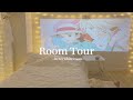 【ルームツアー】ホワイトルーム*6畳でも可愛くお洒落に*プロジェクターのある暮らし/Room tour