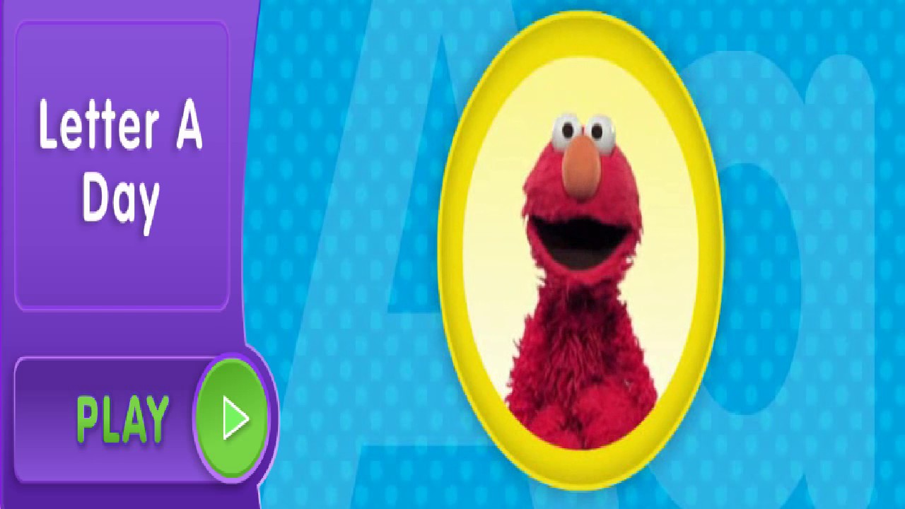 Sesame street Letter A day with Elmo - YouTube