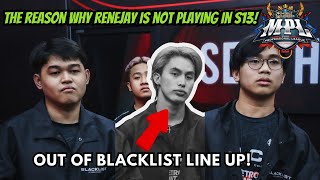 Blacklist International's Renejay shares the Reason Why He is Taking a Break from MPL PH Season 13!