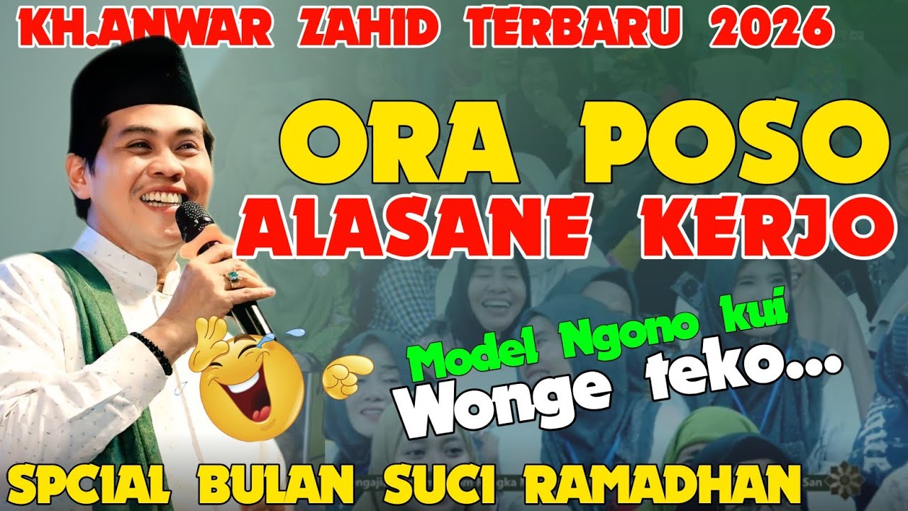 KH ANWAR ZAHID TERBARU 2026 MALAM KE 2 RAMADHAN 2026