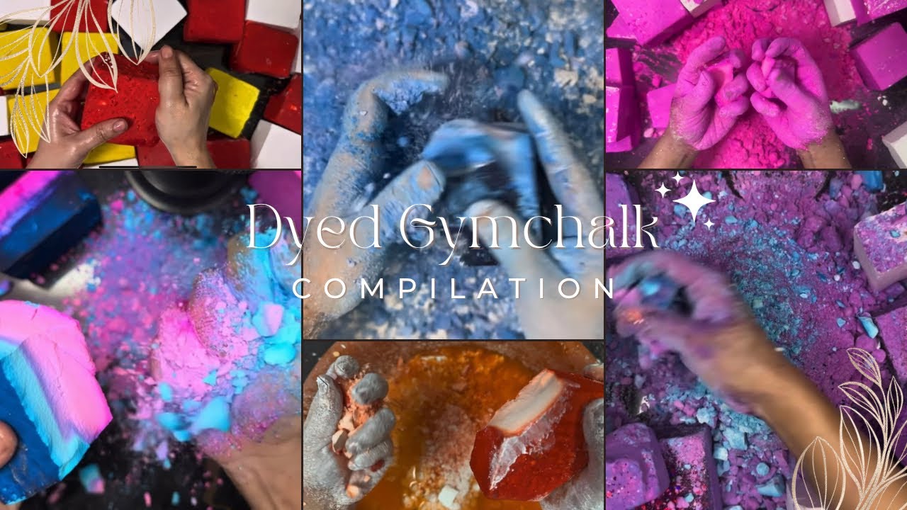 Dyed Gymchalk Crush Compilation Part 1 @ColourChalk - YouTube