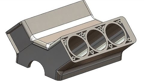 SolidWorks Tutorial #200 car: Engine Block