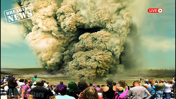 Horrible Today: Live Footage of Massive Explosion in Yellowstone's Biscuit Basin, Millions in Danger