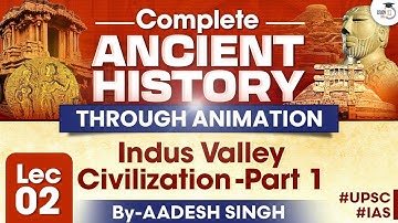 Indus Valley Civilization (IVC) Geography | Complete Ancient History Through Animation | By Aadesh