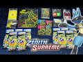 Ouverture dun coffret dresseur dlite znith suprme  etb lucario 