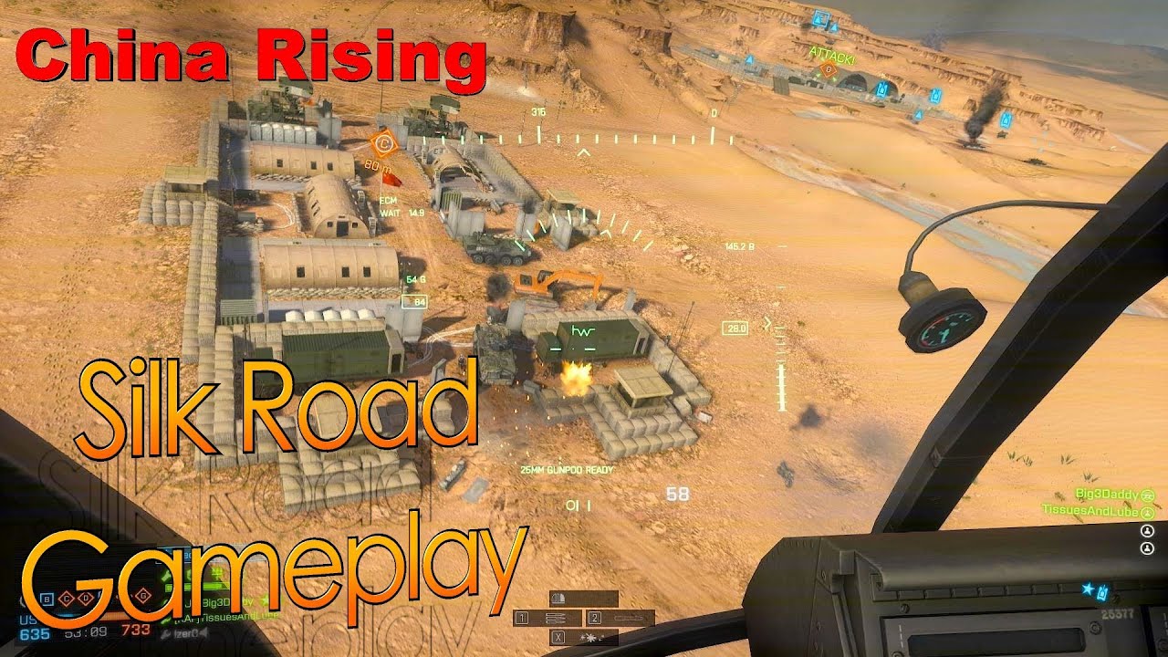 Battlefield 4 Multiplayer: Large Conquest on Silk Road (K/D=26-10) (PC, Ultra, 1080p) GTX 680 beasty