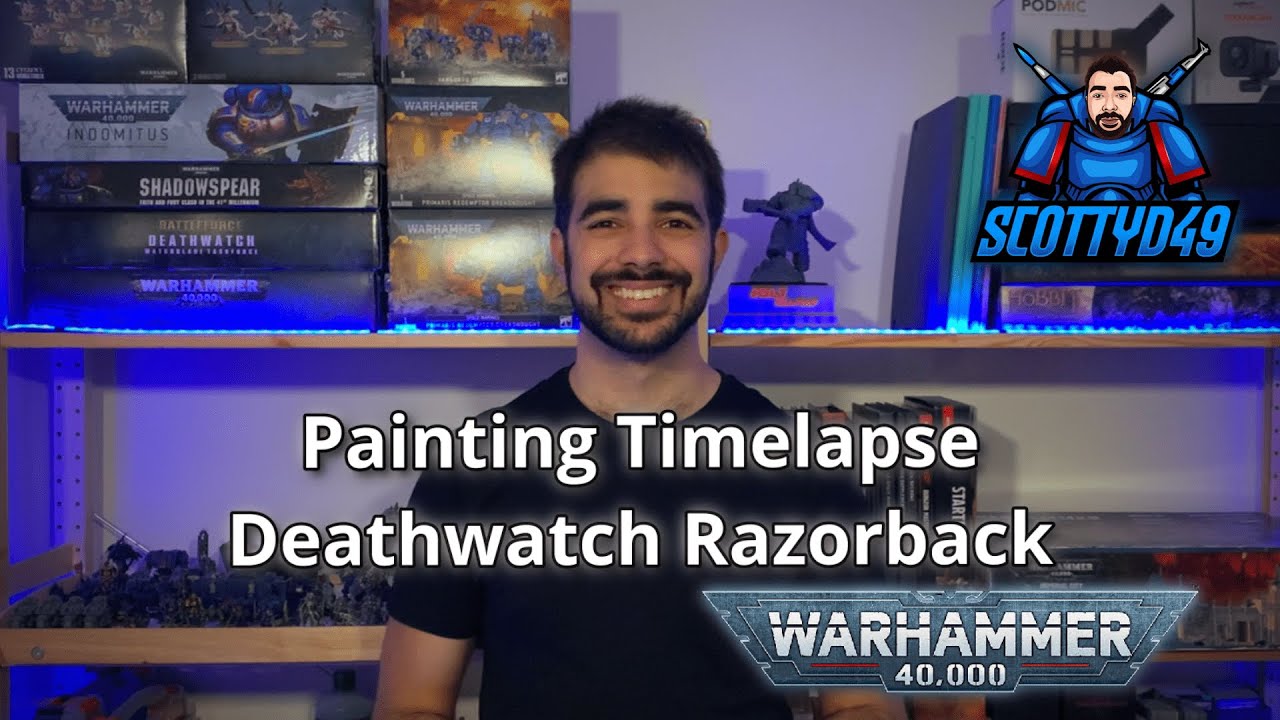 Deathwatch Razorback Warhammer 40,000 Painting Timelapse: Deathwatch Razorback - YouTube