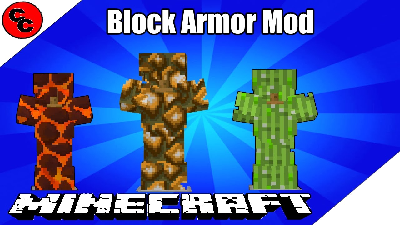 Block Armor Mod - minecraft mods 1.10.2 : Block Armor mod adds