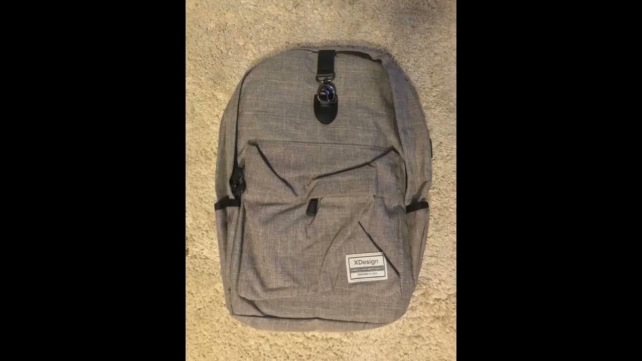 More In The Description XDesign Travel Laptop Backpack with Antitheft