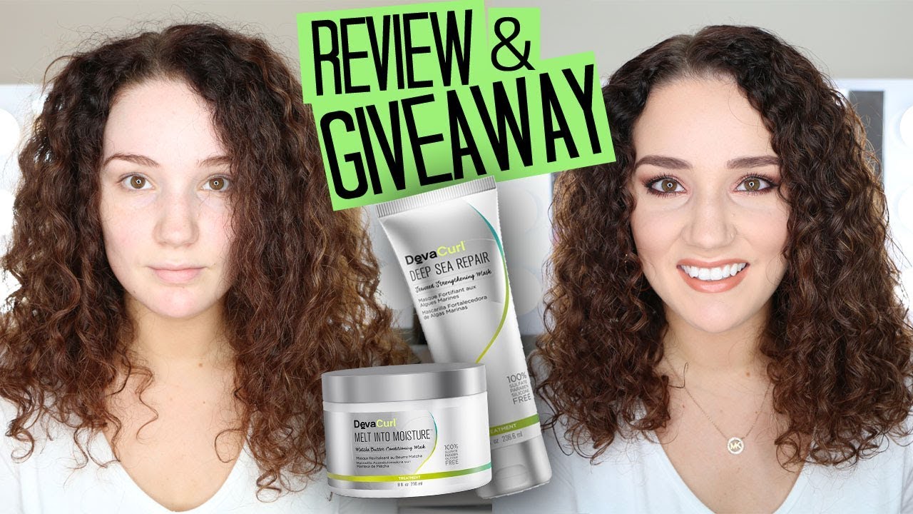 DevaCurl Deep Sea Repair & Melt Into Moisture Masks Review & GIVEAWAY!