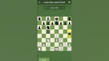 May 23rd 2023 chess.com daily puzzle #chess #chesscom #chesspuzzle