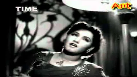 Awaz de kahan hai   Noor Jehan   Surendra in Anmol Ghadi   YouTube