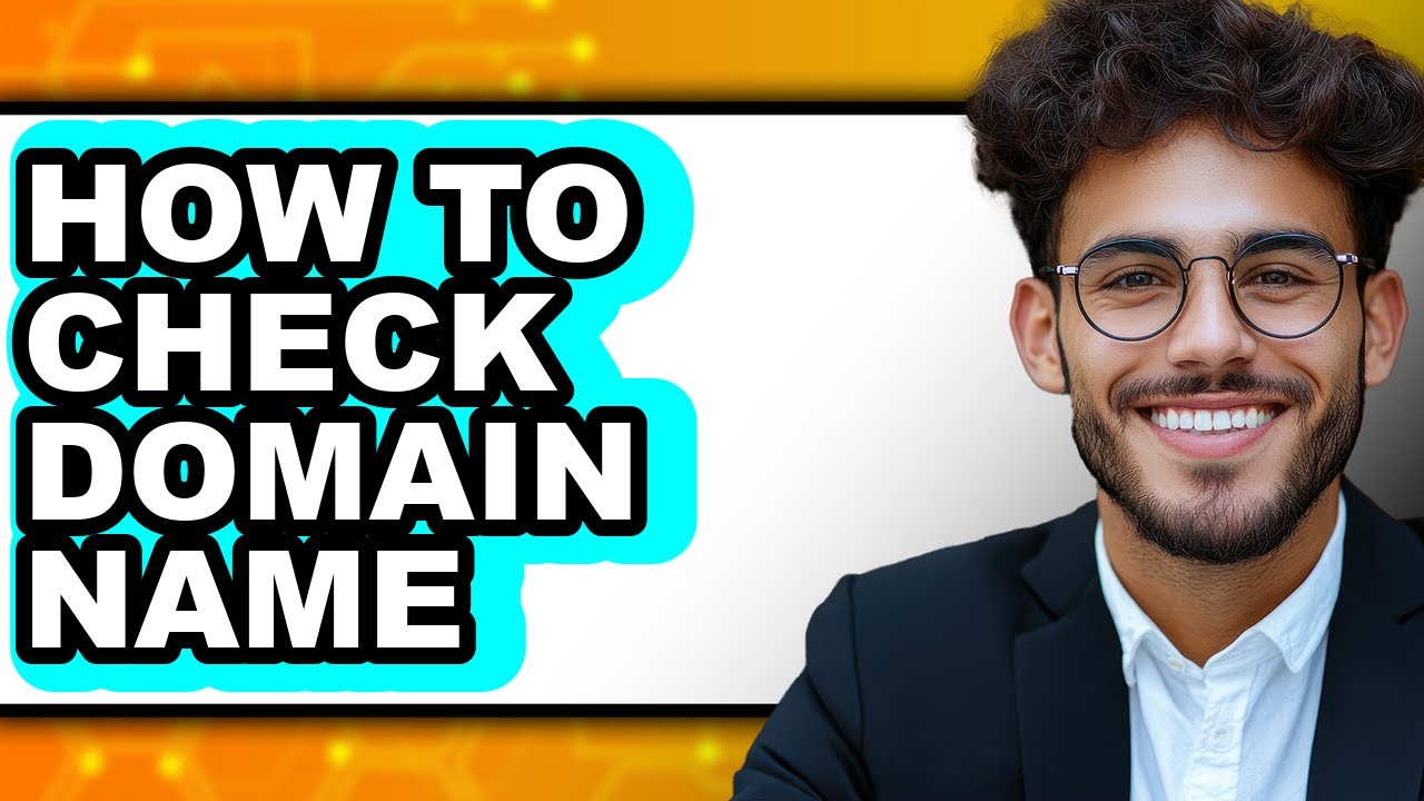 How to Check Domain Name - Easy Guide - YouTube