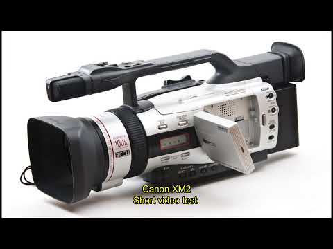 canon xm2 mini dv camera video test 2021