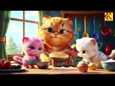 Kitty and Her Cat Friends Are Cooking Together! 🐱👩‍🍳🍰