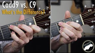 Cadd9 vs C9 Chords - What's the Difference?