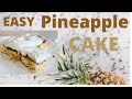 You can make a pineapple cake with just 3 ingredients you can find in the grocery store