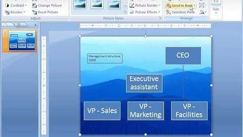 Office 2007 Demo: Move shapes in your SmartArt graphic