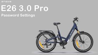 E26 3.0 Pro Password Settings