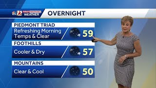 WATCH: Cooler nights, less humid air